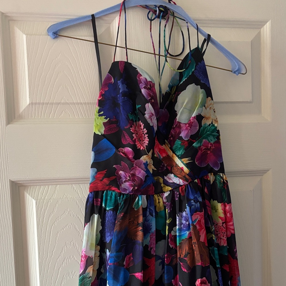 Floral Multicolor Maxi Dress